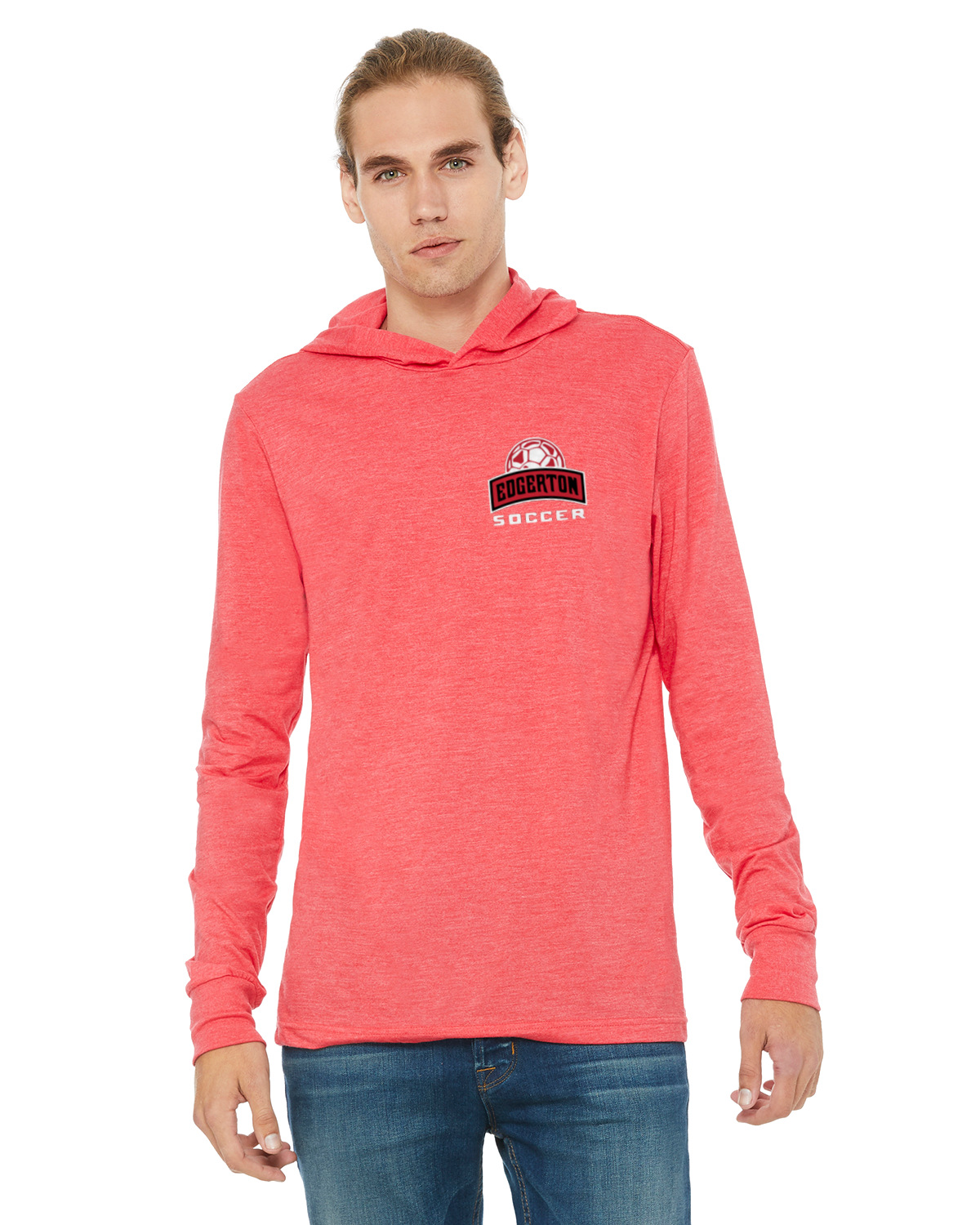 Adult Hooded Cotton Long Sleeve T-Shirt