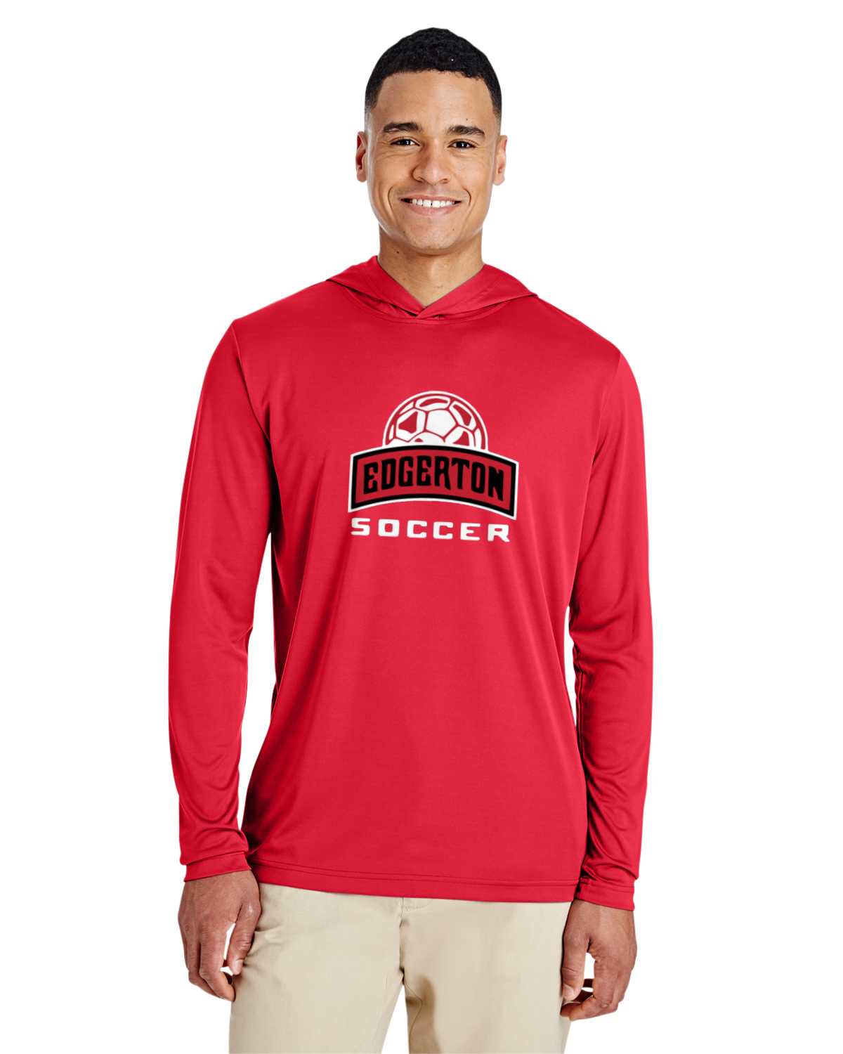 Hooded Polyester (Dryfit) Long Sleeve T-Shirt