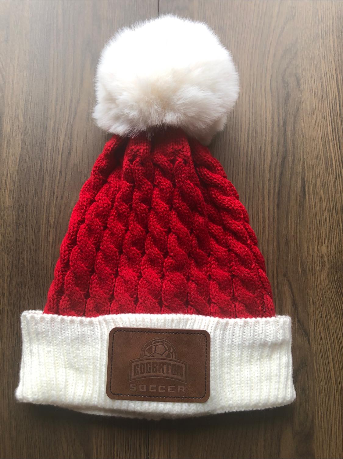 Knit Hat with Pom Pom