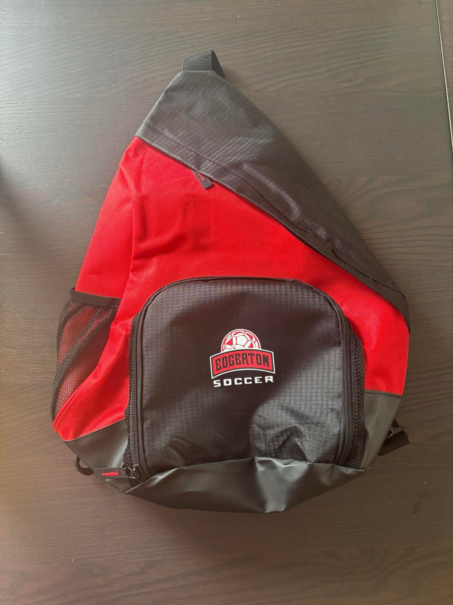 Red and Black Sling Pack