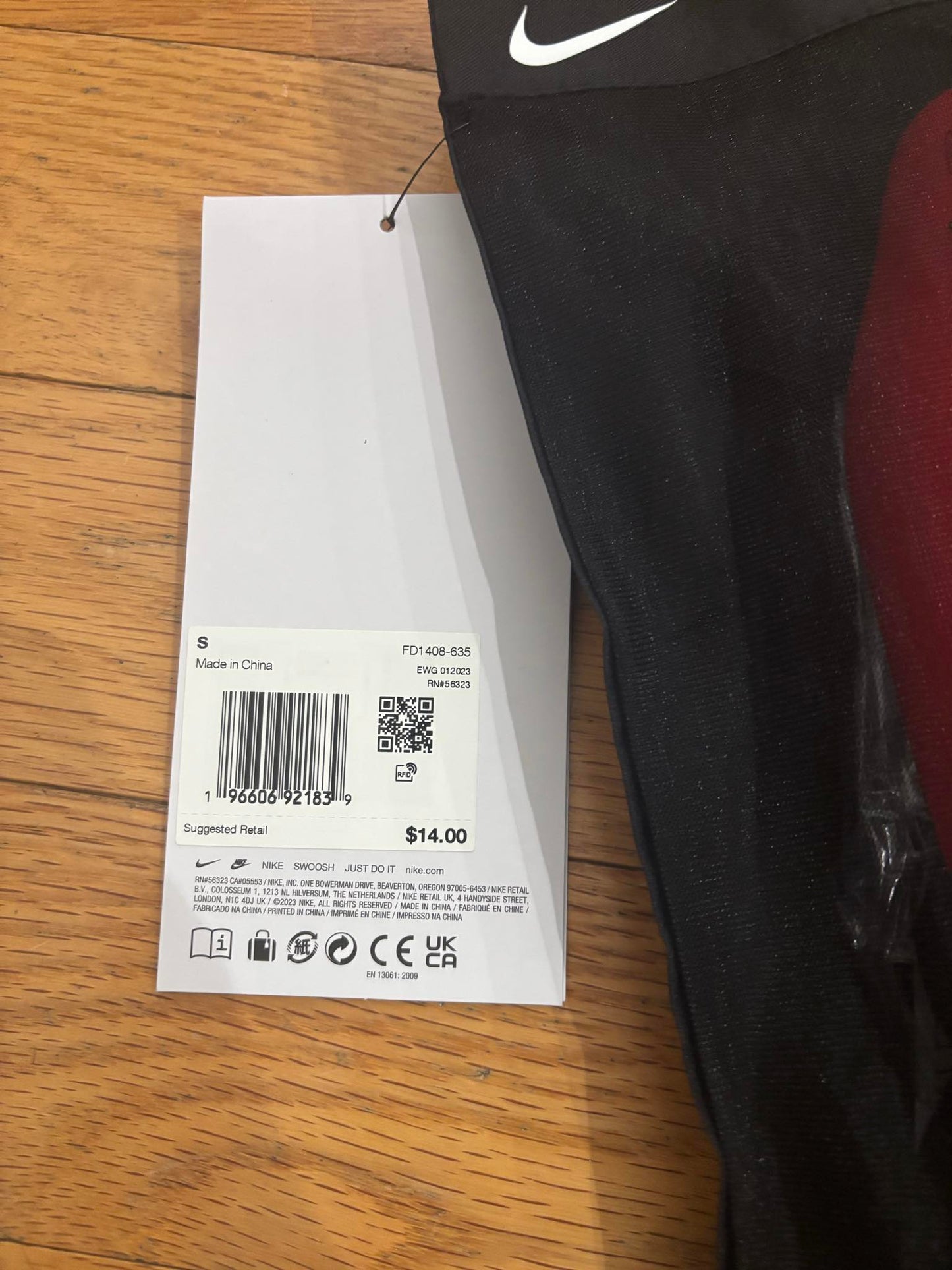 Nike Red Youth Small Shin Guards
