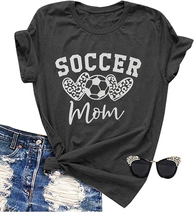 Soccer Mom with Hearts T-Shirt