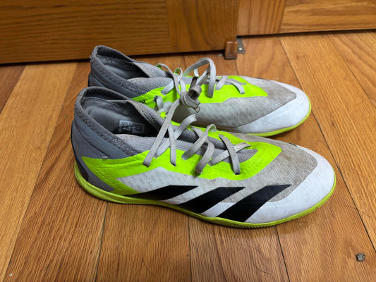 Size 6 Neon yellow, white, and Black Futsal Shoes