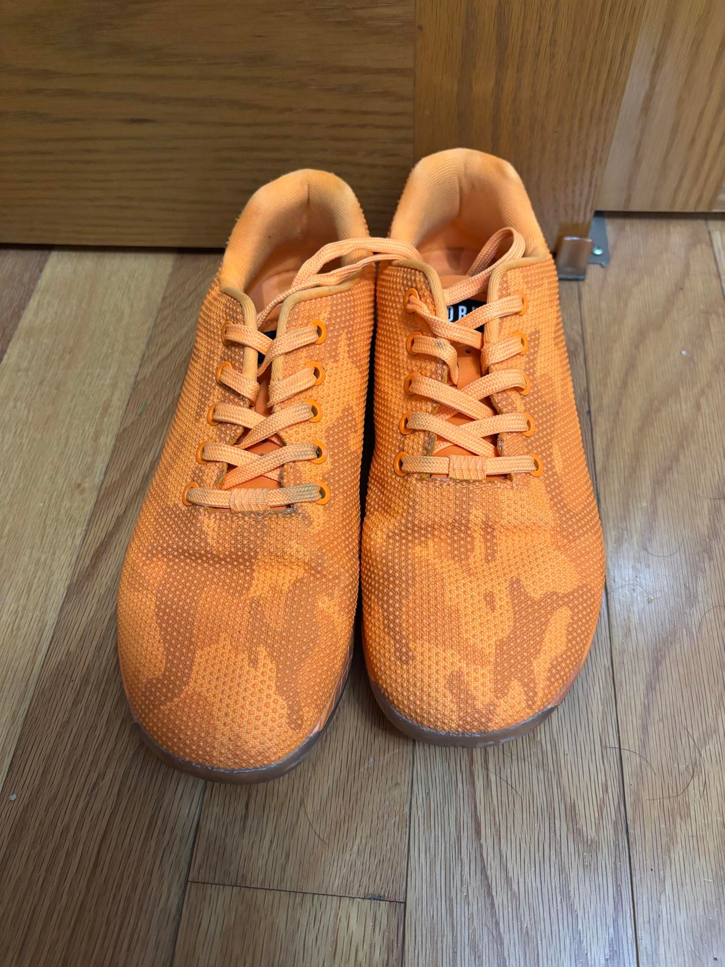 Size 9 (Womens 10.5) Orange Futsal Shoes