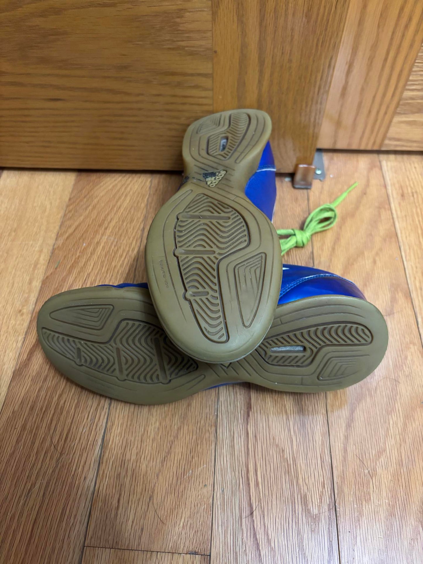 Size 5 Blue and Green Futsal Shoes