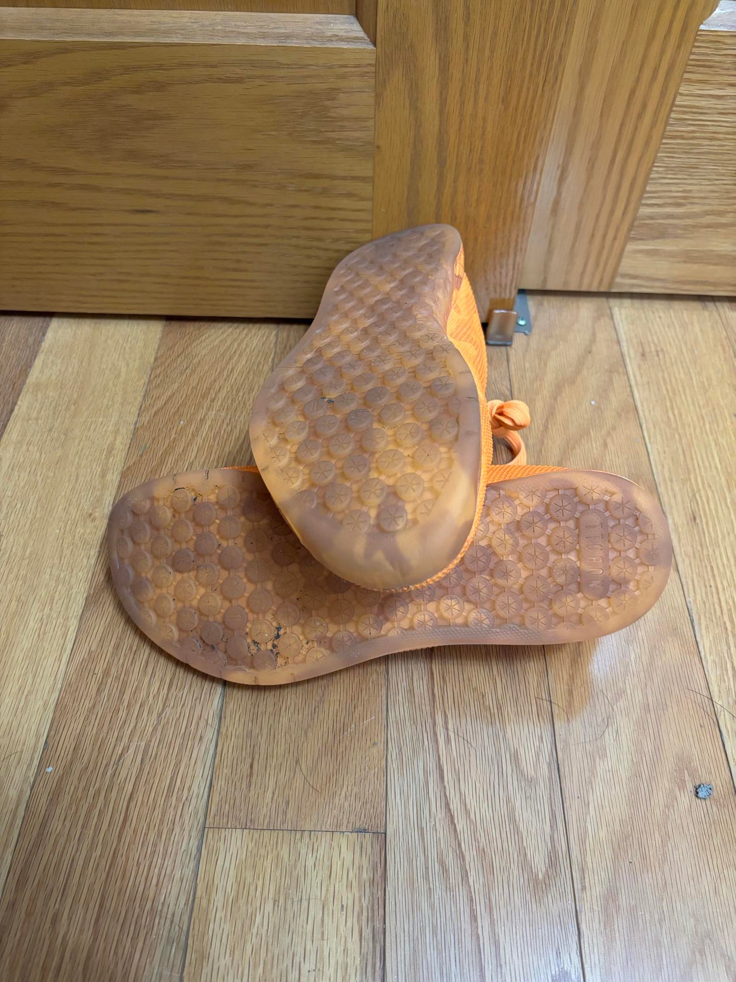 Size 9 (Womens 10.5) Orange Futsal Shoes