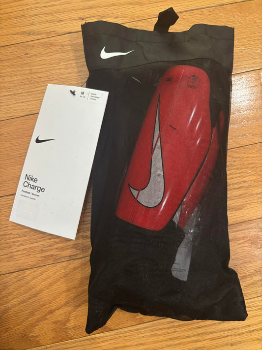 Nike Red Youth Medium Shin Guards