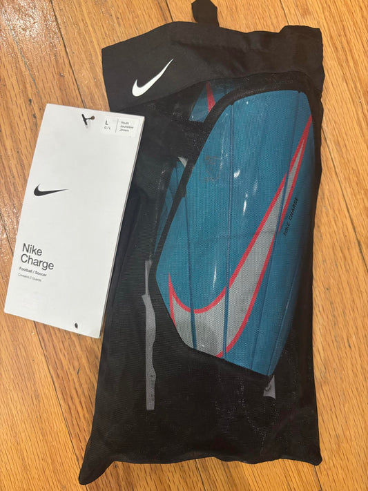 Nike Blue Youth Large Shin Guards