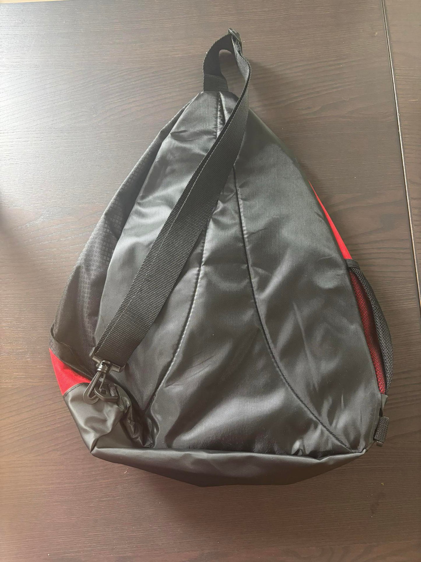 Red and Black Sling Pack
