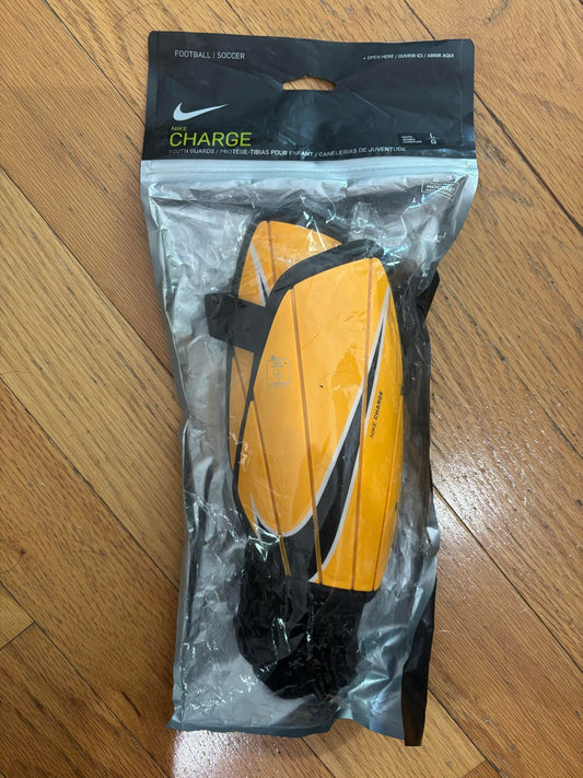 Nike Yellow Youth Large Shin Guards
